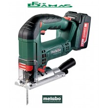 SEGHETTO ALTERNATIVO A BATTERIA 18 V METABO MOD. STAB 18 LTX 100 (2 BATTERIE Li-Power 5.2 Ah)